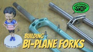 Building a Tom Ritchey inspired Bi-Plane Fork // paul brodie's shop