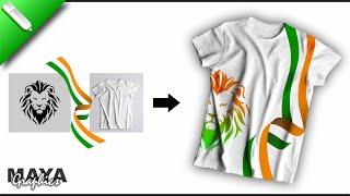 T Shirt Mockup Design in Coreldraw | Professional Mockup Design | Corel draw tutorial