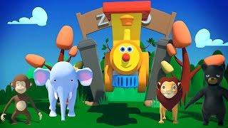 ben il treno - ben andare allo zoo | Ben The Train - Ben Going To The Zoo | Learn Names Animals