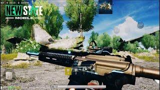 DARK HERO M416 GAMEPLAY | 4K ULTRA GRAPHICS | PUBG NEW STATE MOBILE