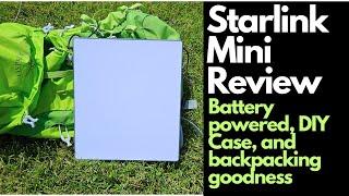 Starlink Mini Review - Battery Power, Backpacking, Cases, and More.