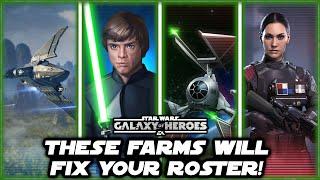 10 Characters & Ships To Fix Your Broken Roster in Star Wars Galaxy of Heroes!