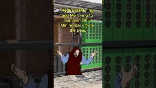 Me and @Redpandamining trying to summon GPU mining back from the dead #cryptomining #gpumining #btc