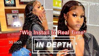 *START TO FINISH*30inch deep wave wig Install #alipearlhair