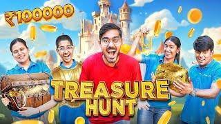 ₹100000 Treasure Hunt Challenge Ft. Crazy XYZ| असली खजाना मिल गया Ft. @CrazyXYZ