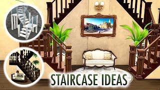 7 Staircase Ideas / The Sims 4 Base Game / 7 Идей для Лестниц / Симс 4 Базовая Игра