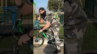 The bandit stole Denis’s bike! 