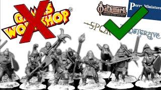 STOP USING GW MINIATURES... Maybe... Building Rhudaur Warriors | The Angmar Project