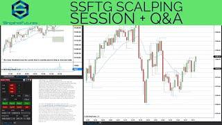 SSFTG Scalping Session + Q&A | Learn To Day Trade Emini Futures