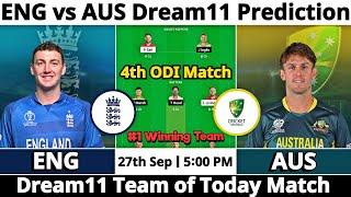 ENG vs AUS Dream11 Prediction | Dream11 Team Of Today Match |  Dream11 Prediction Today Match