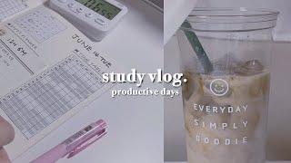 [vlog] 임고생 브이로그ㅣ매일 10시간씩, 꾸준히 ㅣstudy vlogㅣprodutive days