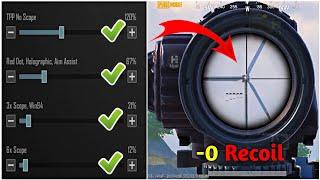 BEST SENSITIVITY SETTING 2023 | ZERO RECOIL SENSITIVITY | PUBG MOBILE/BGMI