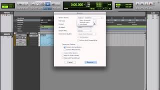 Exporting the track to an .mp3 audio file