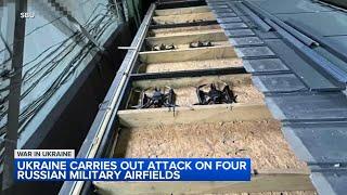 Ukraine targets Russian airfields in major drone attack