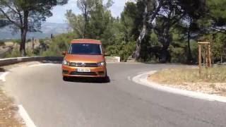 Тест Volkswagen Caddy. 180 км/ч по горному серпантину