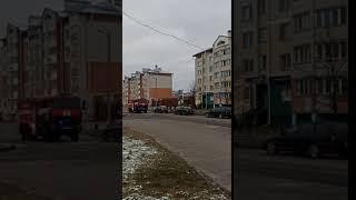 Экипаж ГРОЧС Пинск выезд на пожар