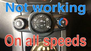 Ford Fiesta Heater Fan not working on all speeds? Here's the easy fix!