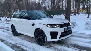 RANGE_ROVER_SPORT_SVR прокат с водителем#аренда ренж ровер без водителя#белый джип на свадьбу