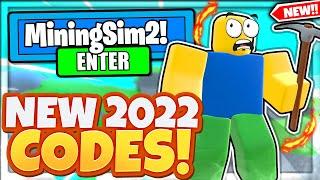 (2022) *NEW* ALL WORKING CODES In Mining Simulator 2! ROBLOX MINING SIMULATOR 2 CODES!