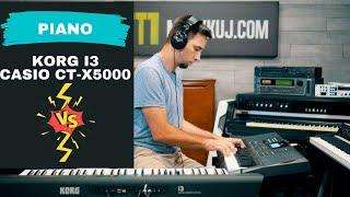 KORG I3 VS Casio CT X5000 Piano