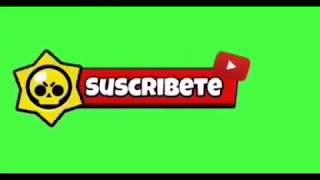 Brawl stars subscribe and like green screen FREE TO DOWNLOAD!