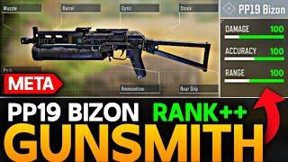 BEST Pp19 BIZON GUNSMITH in CODM for RANK  | CALL OF DUTY MOBILE best class setup for PP19 BIZON|