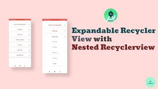 Expandable RecyclerView With Nested RecyclerView || Android studio Tutorial 2021