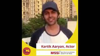 Message from actor Kartik Aryan on World Multiple Sclerosis Day