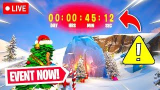 FORTNITE WINTERFEST EVENT COUNTDOWN LIVE 24/7 & In-game Ice Block Event Right Now!