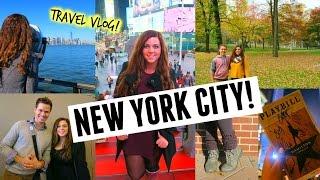 I'M IN NEW YORK CITY! + SEEING HAMILTON ON BROADWAY! (Travel Diary & Stagedoor Vlog)