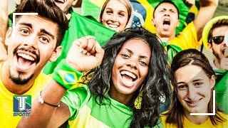 LIVE: Fans GATHER in Rio de Janeiro fan zone to WATCH Brazil's World Cup opener against Serbia