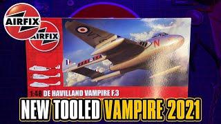 Airfix De Havilland Vampire F.3 1/48 Scale Model Kit Review