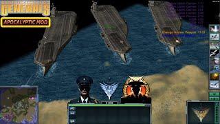 U.S. Navy vs China army! C&C Generals Zero Hour Apocalyptic mod