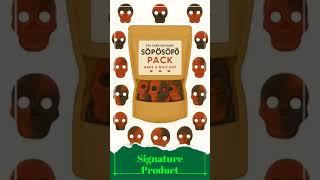 SÖPÖSÖPÖ Scandinavian Treat Pack - BUBS Raspberry & Licorice Skulls Gummy - 150g SÖPÖSÖPÖ pack