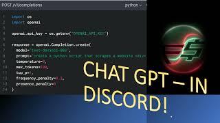 BREAKING Chat GPT In Discord  Learn Anything