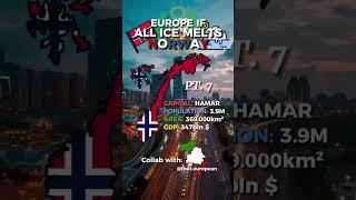 Europe if all ice melts: Norway