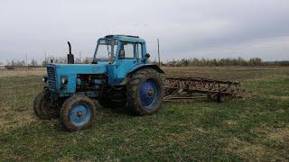 Подготовка почвы под посев люцерны.