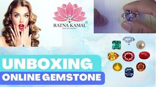 RatnaKamal Gems Online | Unboxing Online Gemstone  | Authenticity Check #ratnakamalgems #unboxing