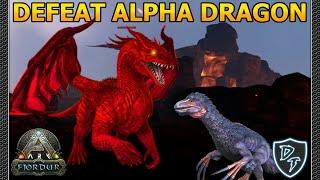 Defeating Alpha Dragon Boss! - Ark Survival Evolved Fjordur - Episode 69