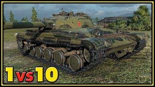 Object 430 - 1 vs 10 - 13 Kills - World of Tanks Gameplay