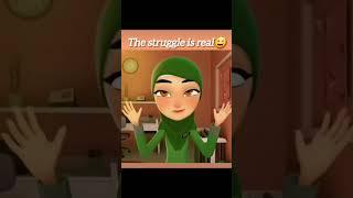 The struggle is real #islam #islamic #peace #hijab #muslimah #shorts #trending #viral #funny