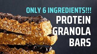 The BEST Homemade Protein Granola Bar | Flavor & Texture