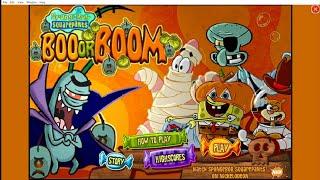 SpongeBob Boo or Boom Walkthrough (Browser Game)