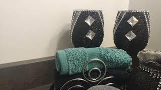 SUMMER BATHROOM DECOR CHALLENGE 2022/HOW TO STYLE A BATHROOM VIGNETTE