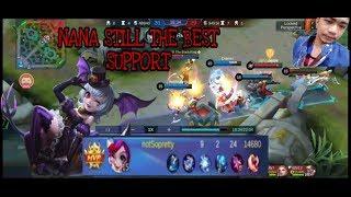 S1 NANA  still the Best SUPPORT, emblem set, spell & build by notSopretty - mobile legends