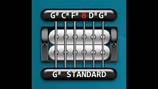 Perfect Guitar Tuner (G# Standard - G# C# F# B D# G#)