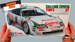 Tamiya  Castrol Toyota Tom´s Supra GT 1/24 - Unboxing Video