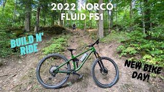 2022 Norco Fluid FS1! | New bike day! | Build and ride!