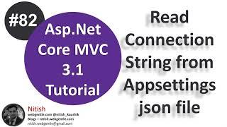 (#82) Connection string in appsettings.json in asp.net core | Asp.Net Core tutorial