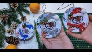 Christmas Tree Toy.  New Year's TigerТИГР - СИМВОЛ 2022 года  Игрушка на ёлку. Diy Christmas Decor